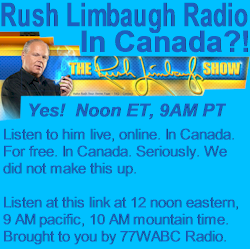 Rush Limbaugh Radio ad